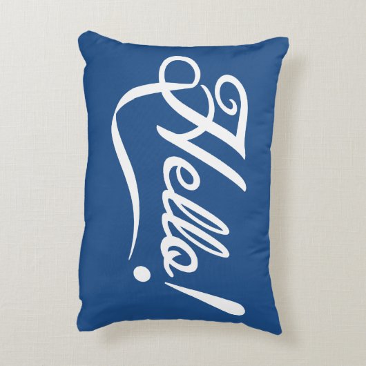 Hello Classic Blue Dekokissen (Rückseite(Vertikal))