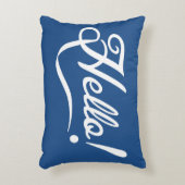 Hello Classic Blue Dekokissen (Vorderseite(Vertikal))