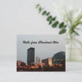 HELLO, CLEVELAND, OHIO Postkarte (Stehend Vorderseite)