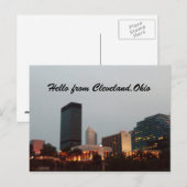 HELLO, CLEVELAND, OHIO Postkarte (Vorne/Hinten)