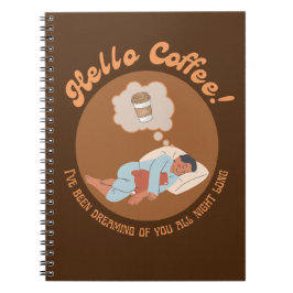 Hello Coffee Notebook Notizblock