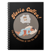Hello Coffee Notebook Notizblock (Vorderseite)