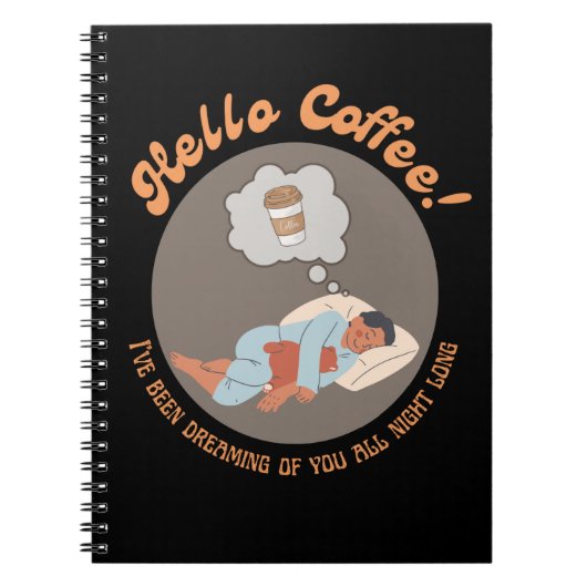 Hello Coffee Notebook Notizblock (Vorderseite)