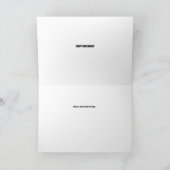 Hello Darkness Green Eyes Halloween-Party Karte (Innenseite)