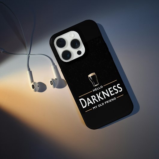 Hello Darkness My Old Friend Funny St Patricks Day iPhone Hülle