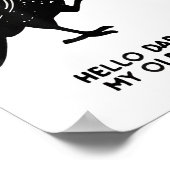 Hello Darkness My Old Friend Meme Crow Drinking Bl Poster (Ecke)