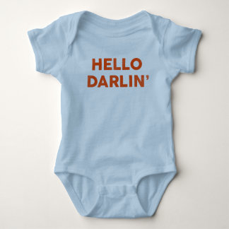 "Hello Darlin' Funny & Niedlich Baby & Child" Baby Strampler