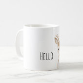 Hello Deer Kaffeetasse (Vorderseite Links)