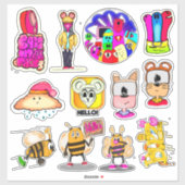Hello Designer Sticker Set 1 (Blatt)