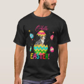 Hello Easter Australian Shepherd Inside Chocolate  T-Shirt (Vorderseite)