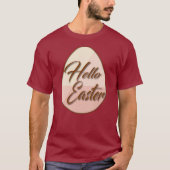 Hello Easter – Minimal Egg Design - camiseta T-Shirt (Vorderseite)