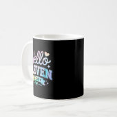 Hello Eleven Est 2014 Coquette Bow 11th Birthday G Kaffeetasse (Vorderseite Links)