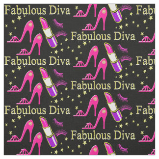 HELLO FABULOUS DIVA PINK HÖHE STOFF