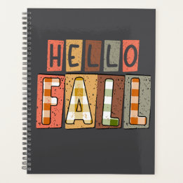 Hello Fall Agenda Design Planer