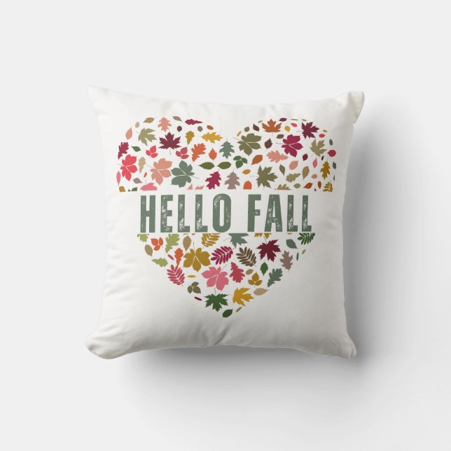 Hello Fall Art Kissen (Vorderseite)
