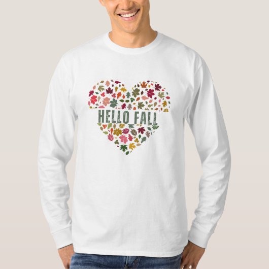 Hello Fall Art T-Shirt (Vorderseite)