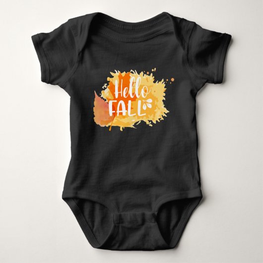 Hello Fall Baby Outfit/Kleinkind tee (Vorderseite)
