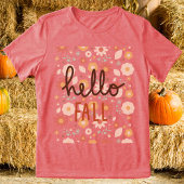 Hello Fall Blume Tshirt