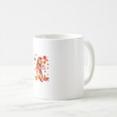 Hello Fall Cat Shirt Katzenkatze Herbstleaves Kitt Kaffeetasse (VorderseiteRechts)