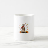 Hello Fall Cat Shirt Katzenkatze Herbstleaves Kitt Kaffeetasse (Mittel)