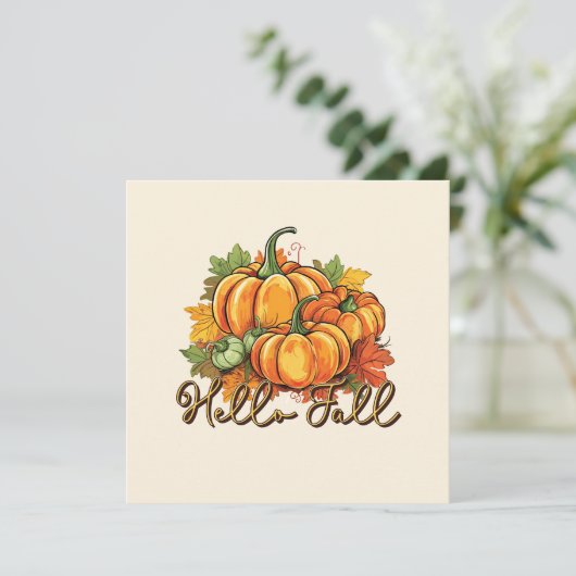 Hello Fall - Cosy Pumpkin Patch (Stehend Vorderseite)