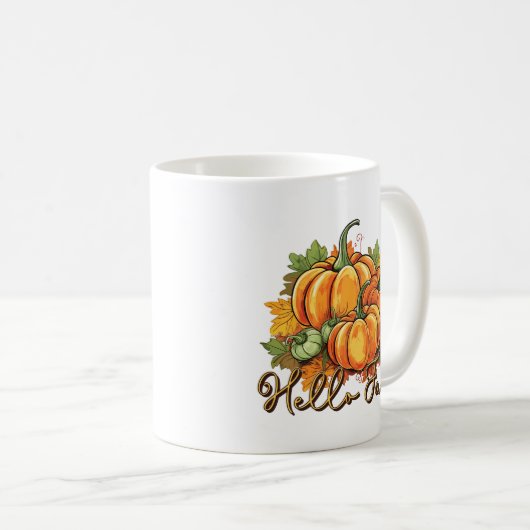 Hello Fall - Cosy Pumpkin Patch Kaffeetasse (VorderseiteRechts)