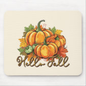 Hello Fall - Cosy Pumpkin Patch Mousepad (Vorne)