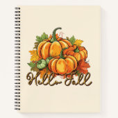 Hello Fall - Cosy Pumpkin Patch Notizblock (Vorderseite)