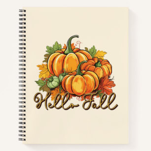 Hello Fall - Cosy Pumpkin Patch Notizblock