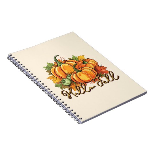 Hello Fall - Cosy Pumpkin Patch Notizblock (Rechte Seite)