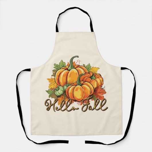Hello Fall - Cosy Pumpkin Patch Schürze (Vorderseite)
