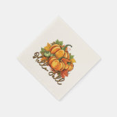 Hello Fall - Cosy Pumpkin Patch Serviette (Ecke)