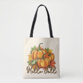 Hello Fall - Cosy Pumpkin Patch Tasche (Vorderseite)