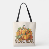 Hello Fall - Cosy Pumpkin Patch Tasche (Rückseite)