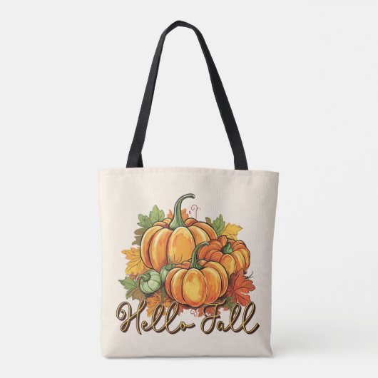 Hello Fall - Cosy Pumpkin Patch Tasche (Rückseite)