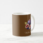 Hello Fall Custom Text Autumn Frudesign - Tasse (VorderseiteRechts)