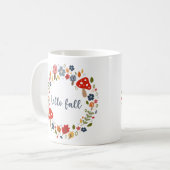 Hello Fall Erntedank Geschenk Landküche Kaffeetasse (Vorderseite Links)