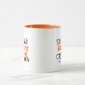 Hello Fall Goodbye Summer Wordart Tasse (Zentrum)