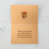 HELLO FALL GREETING CARD DANKESKARTE (Innenseite)