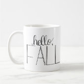 Hello Fall Handschrift Tasse (Links)