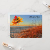 Hello Fall Hilton Head Island Beach South Carolina Karte (Vorderseite/Rückseite Beispiel)