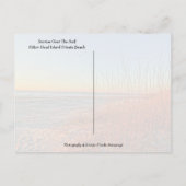 Hello Fall Hilton Head Island Beach South Carolina Postkarte (Rückseite)