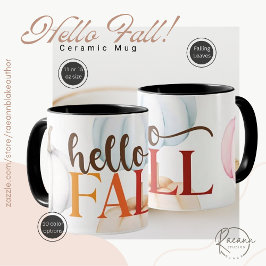 Hello Fall Keramik Tasse