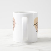 Hello Fall Liebe Heart Jumbo-Tasse (Rückseite)