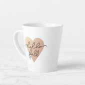 Hello Fall Liebe Heart Milchtasse (Linke Ecke)