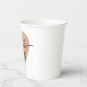 Hello Fall Liebe Heart Pappbecher (Links)