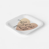 Hello Fall Liebe Heart Pappteller (Gewinkelt)