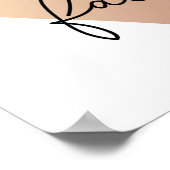 Hello Fall Liebe Heart Poster (Ecke)