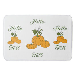 Hello Fall Minimalistisch Niedlich Badematte