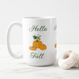 Hello Fall Minimalistisch Niedlich Kaffeetasse